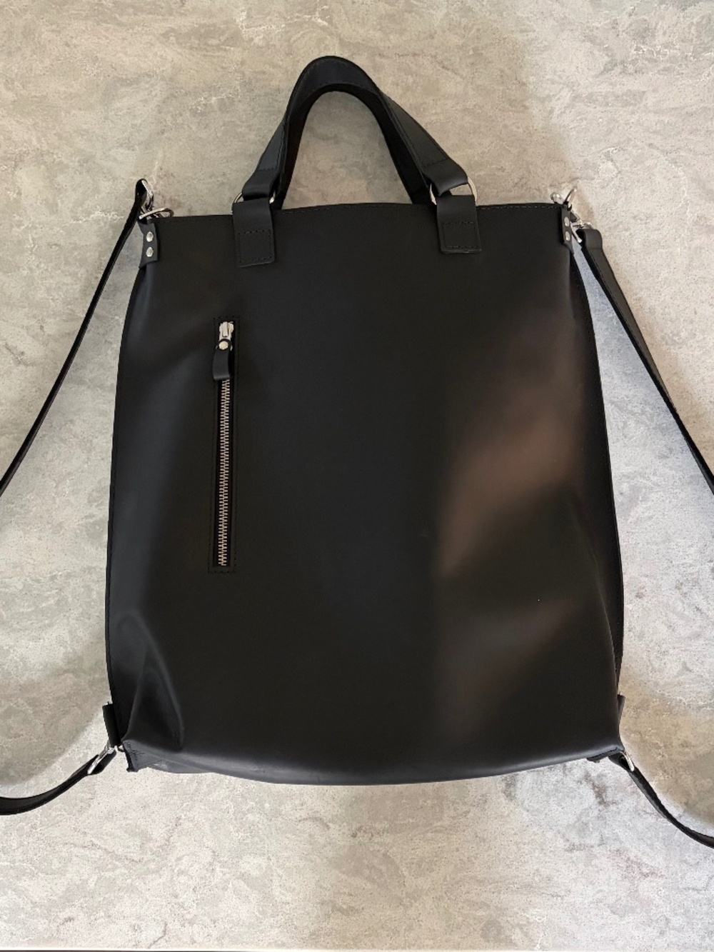 Women’s Leather Backpack Purse – Convertible 2 in 1 Laptop Bag